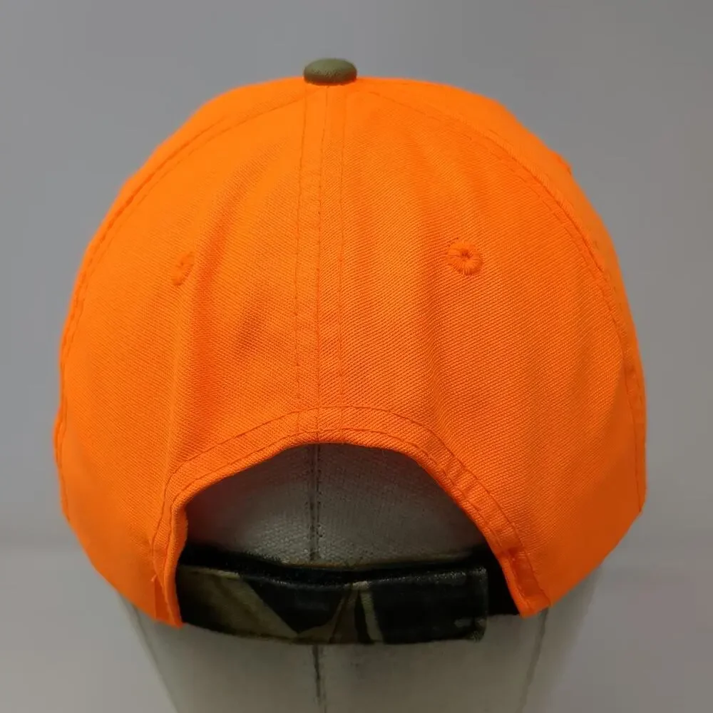 Midwest Veterinary Supply Baseball Cap Orange One Size Camo Hat Strapback UPF